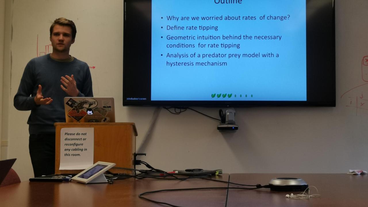 Jack is talking about rates of change. Jack is talking about rates of change.