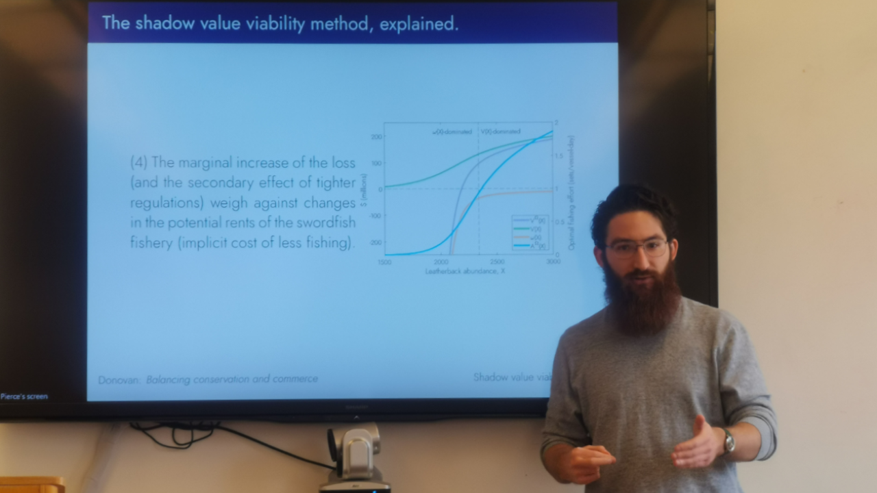 Pierce is talking about the shadow value viability method. Pierce is talking about the shadow value viability method.