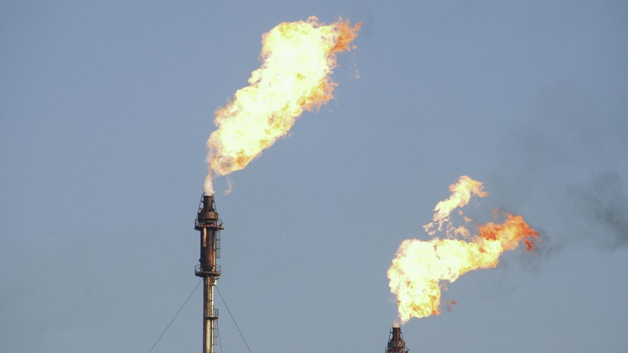 Flaring is the controlled burning of natural gas and a common practice in oil/gas exploration, production and processing operations. (Image credit: Getty Images) Flaring is the controlled burning of natural gas and a common practice in oil/gas exploration, production and processing operations.