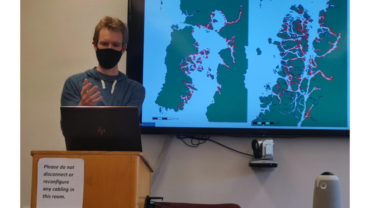 TJ is talking about the distribution of salmon farm concessions and neighborhoods.