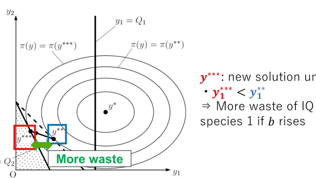 A slide showing Takefumi's main theoretical result.